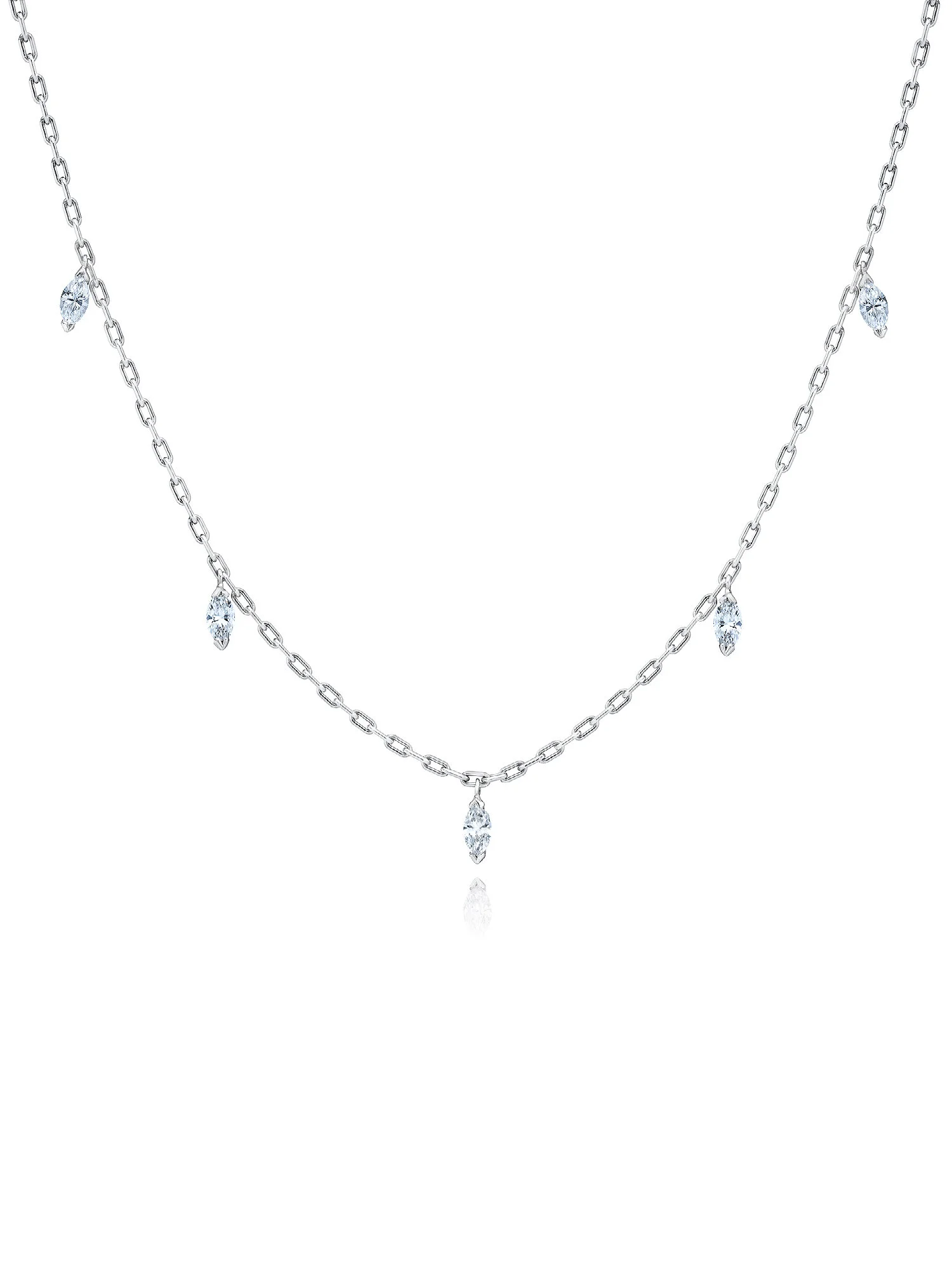 Marquise 2025 diamond necklace